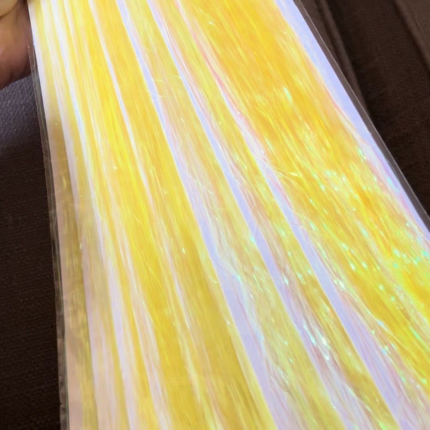 Tinsel per Capelli 120 cm – Ciocche Glitter per Braids, Boho Styles e Dreadlocks