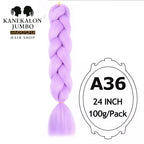 Coarse Jumbo Hair | 100 g | 60 cm | Fibra Ad Alta Temperatura