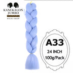 Coarse Jumbo Hair | 100 g | 60 cm | Fibra Ad Alta Temperatura