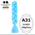 Coarse Jumbo Hair | 100 g | 60 cm | Fibra Ad Alta Temperatura