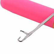 Crochet Hook for Crochet Appliqués, Dreadlocks and Braids – Ergonomic Two-Tone Handle