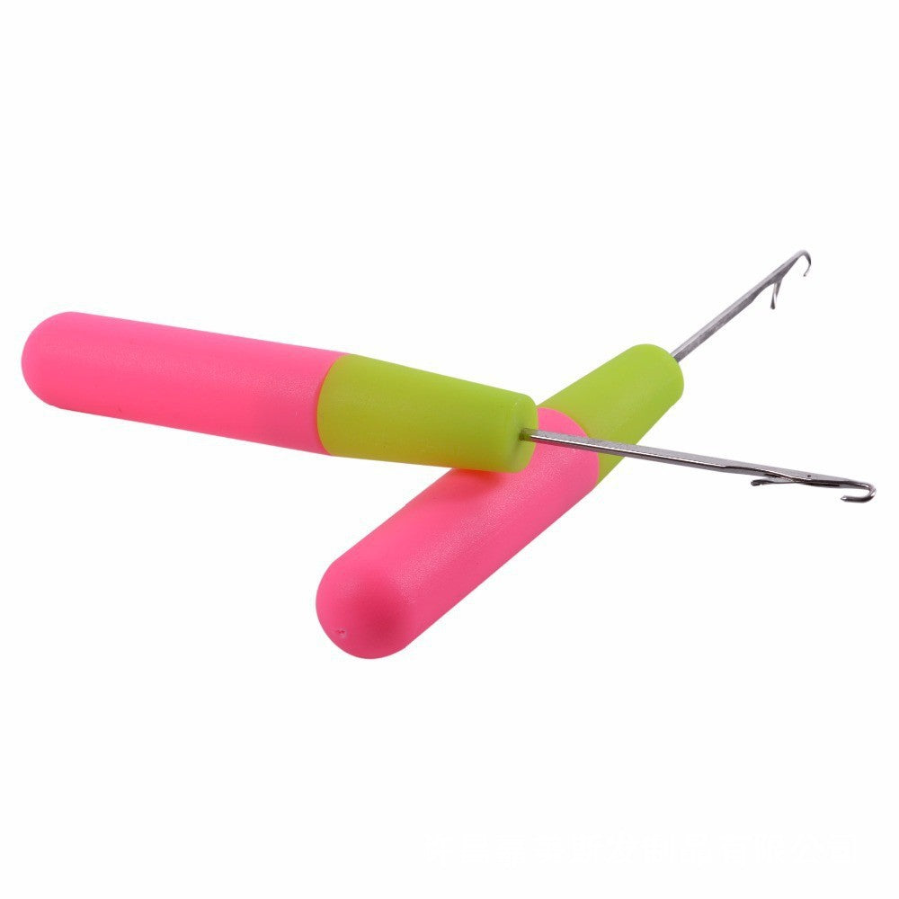 Crochet Hook for Crochet Appliqués, Dreadlocks and Braids – Ergonomic Two-Tone Handle