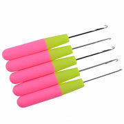 Crochet Hook for Crochet Appliqués, Dreadlocks and Braids – Ergonomic Two-Tone Handle