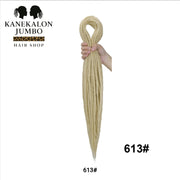 Set 10 Dreadlocks Double Ended - 60 cm – #613 (bleach blonde)