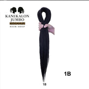 Set 10 Dreadlocks Double Ended - 60 cm – #1B (black)