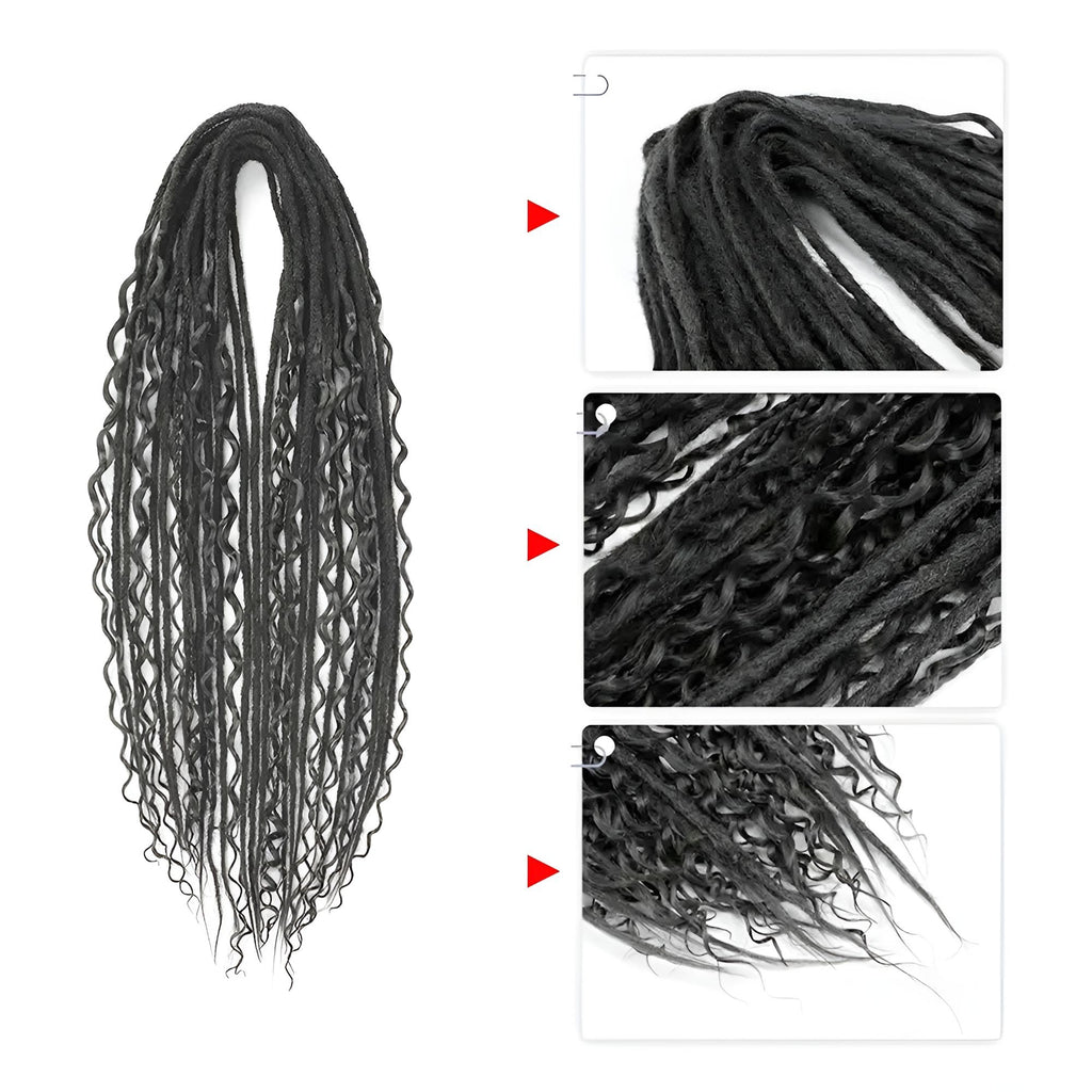 15 Boho Dreadlocks – Double Ended | 24 inch (60 cm)