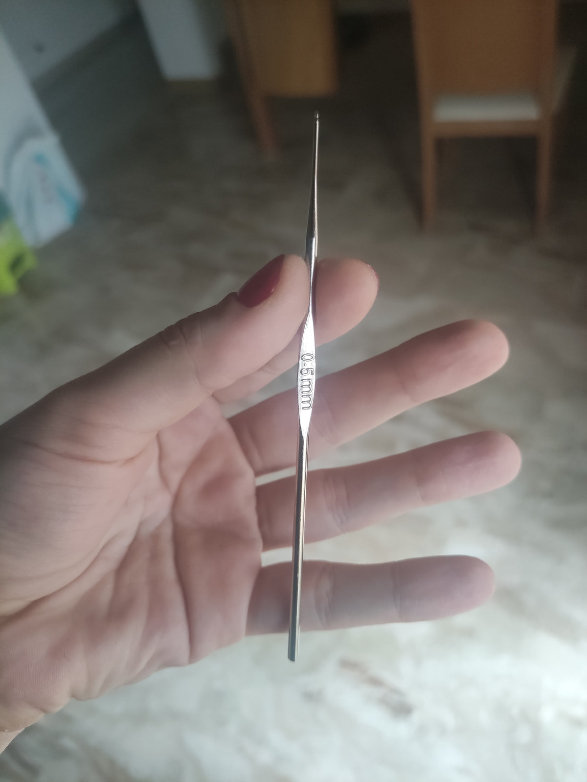 Stainless Steel Dreadlocks Crochet Hook – 0.5 mm
