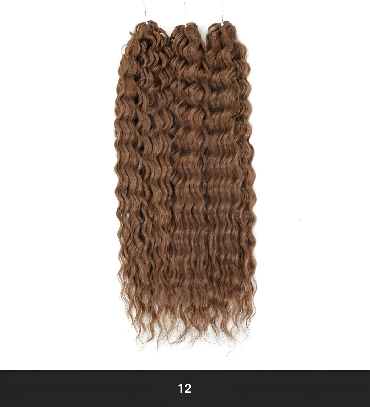Ariel Hair | Henlon Hair für Crochet Hair Dreads oder Boho Braids | 300 gr | 55 cm – #12 Hellgoldbraun