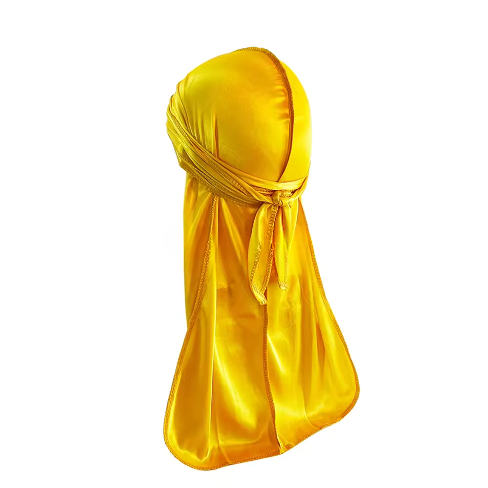Durag Satinato 100 cm Unisex – Morbido, Versatile, Ideale per Cornrows