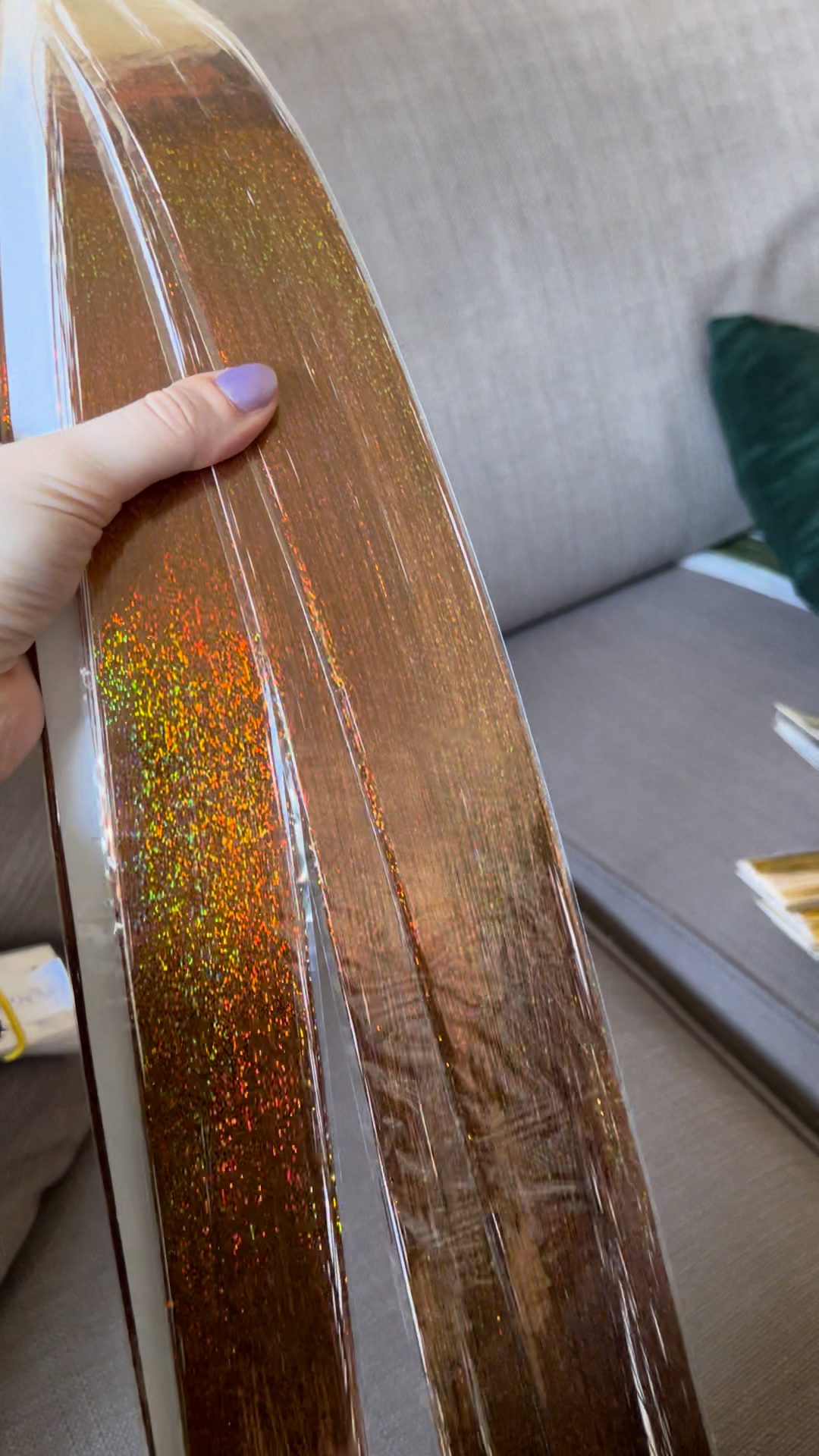 Tinsel per Capelli 120 cm – Ciocche Glitter per Braids, Boho Styles e Dreadlocks