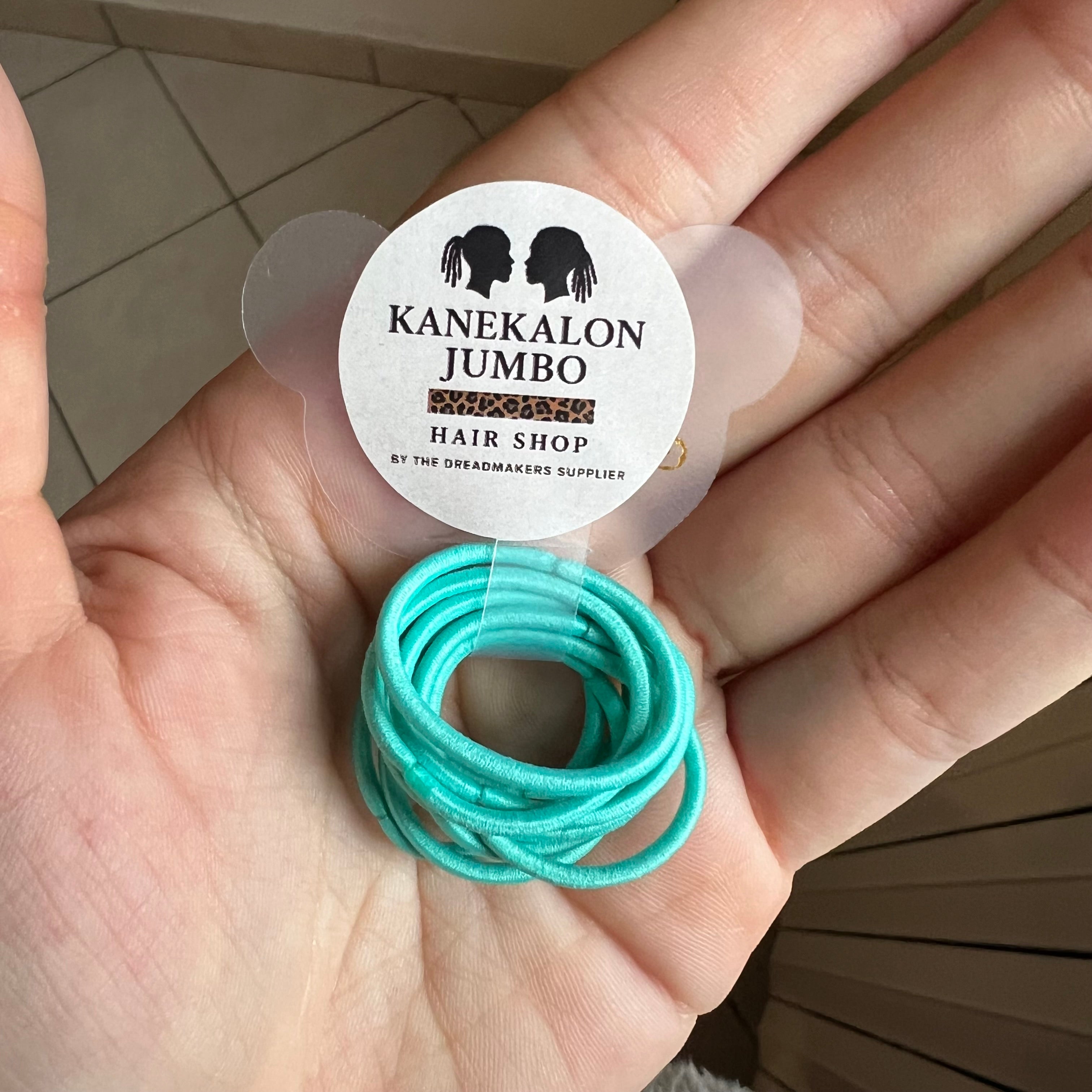 Mini Reusable Elastics for Dreadlocks and Hairstyling – 10 pcs | Ø 2 mm – Professional Use