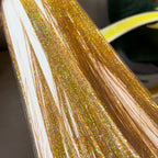 Tinsel per Capelli 120 cm – Ciocche Glitter per Braids, Boho Styles e Dreadlocks