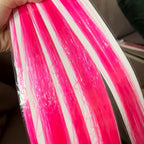Tinsel per Capelli 120 cm – Ciocche Glitter per Braids, Boho Styles e Dreadlocks