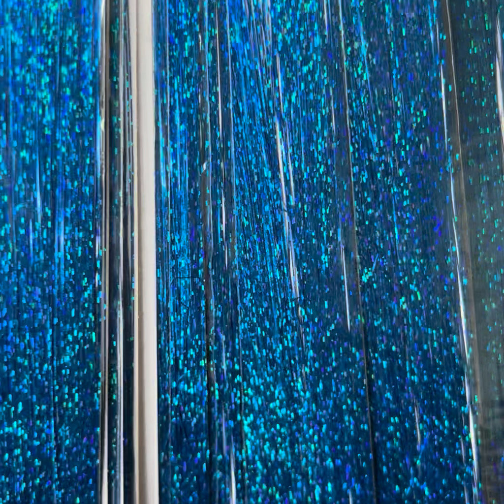 Tinsel per Capelli 120 cm – Ciocche Glitter per Braids, Boho Styles e Dreadlocks