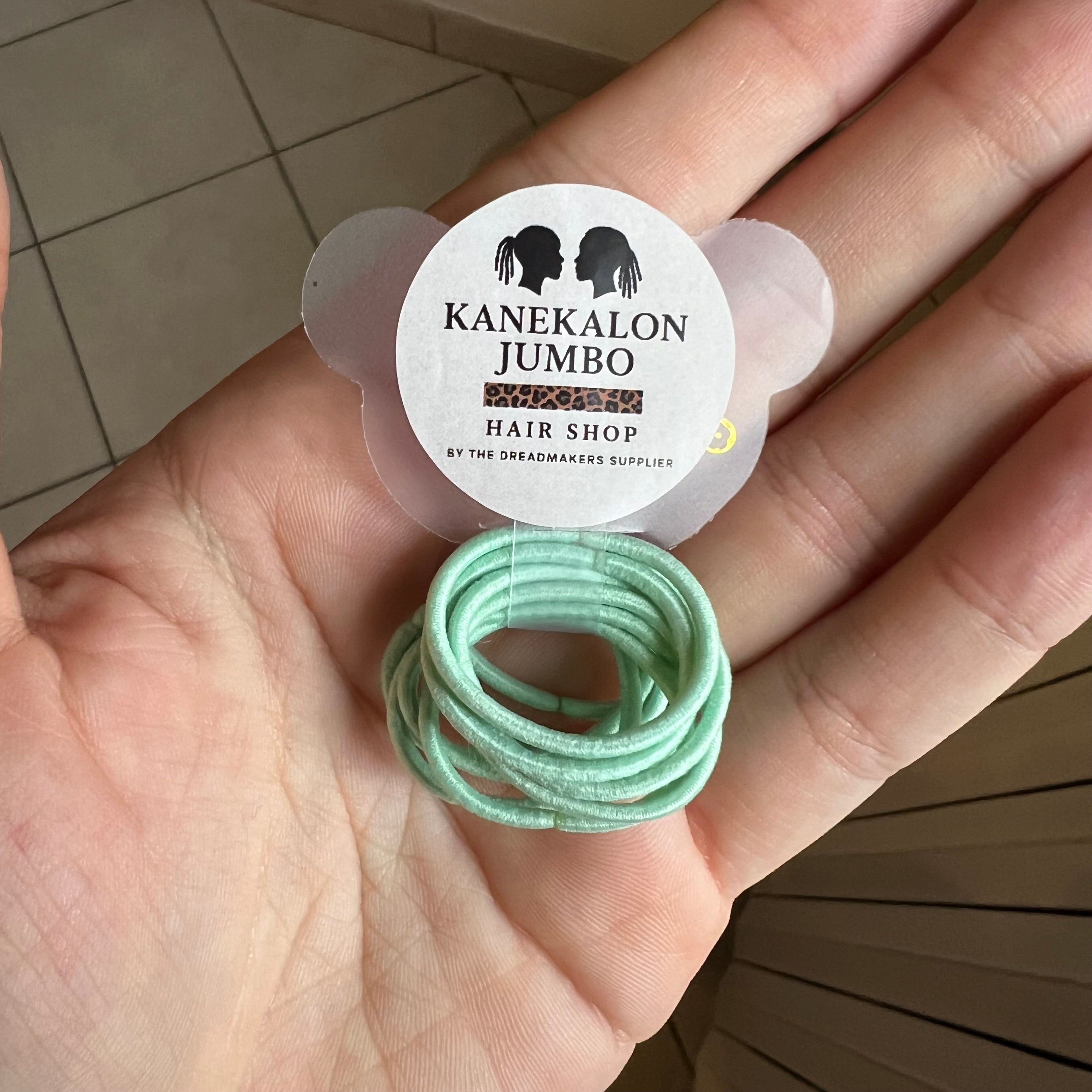 Mini Reusable Elastics for Dreadlocks and Hairstyling – 10 pcs | Ø 2 mm – Professional Use