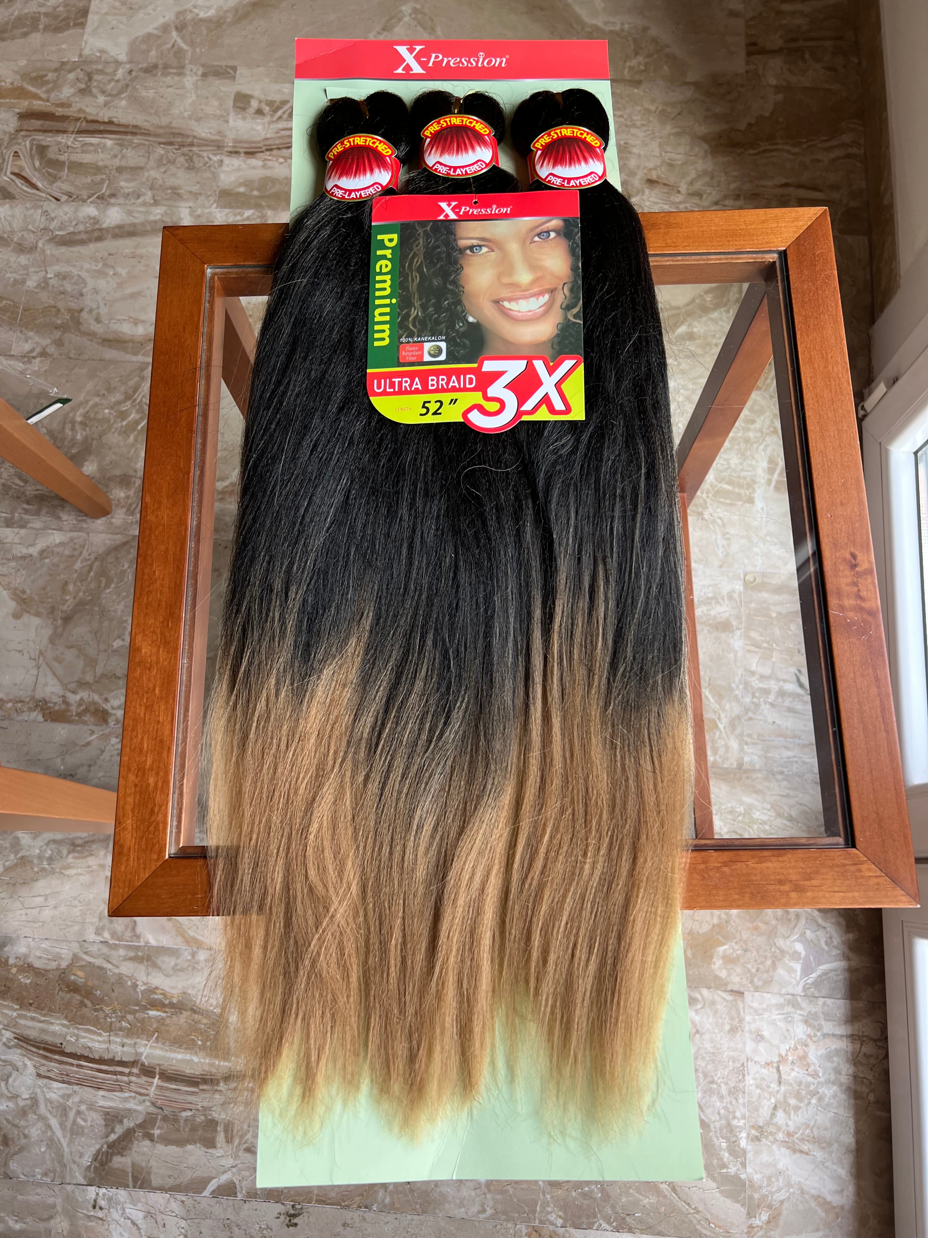 EZ Braid Confezione Risparmio Pre Stretched Kanekalon Hair 52” 270 g