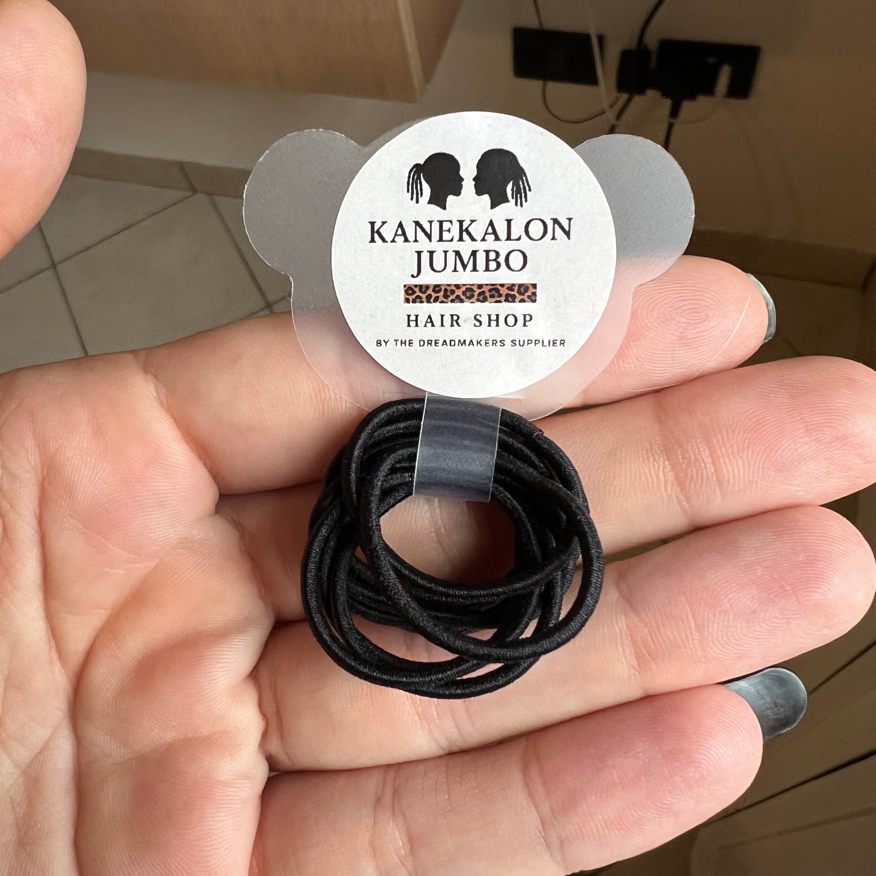 Mini Reusable Elastics for Dreadlocks and Hairstyling – 10 pcs | Ø 2 mm – Professional Use