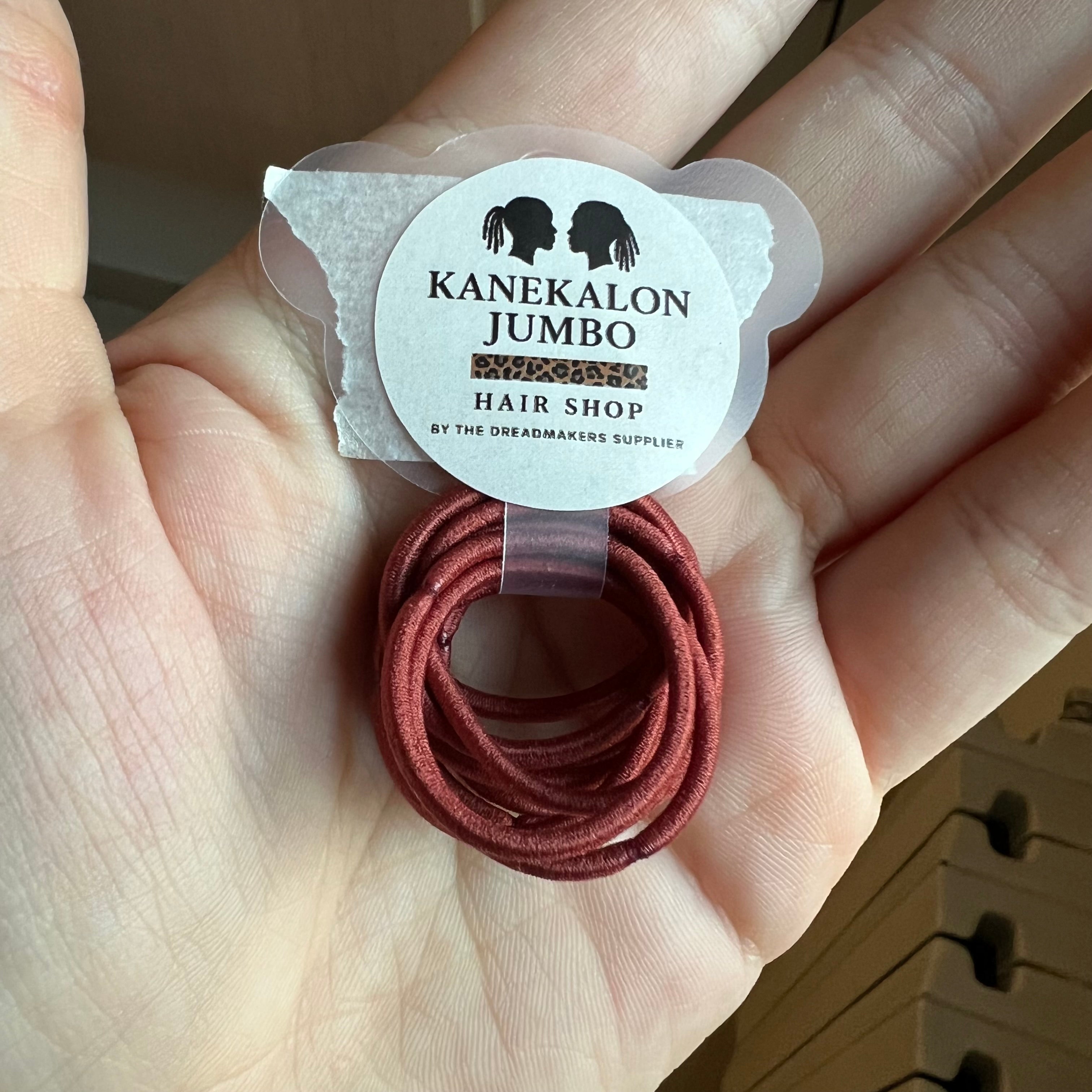 Mini Reusable Elastics for Dreadlocks and Hairstyling – 10 pcs | Ø 2 mm – Professional Use