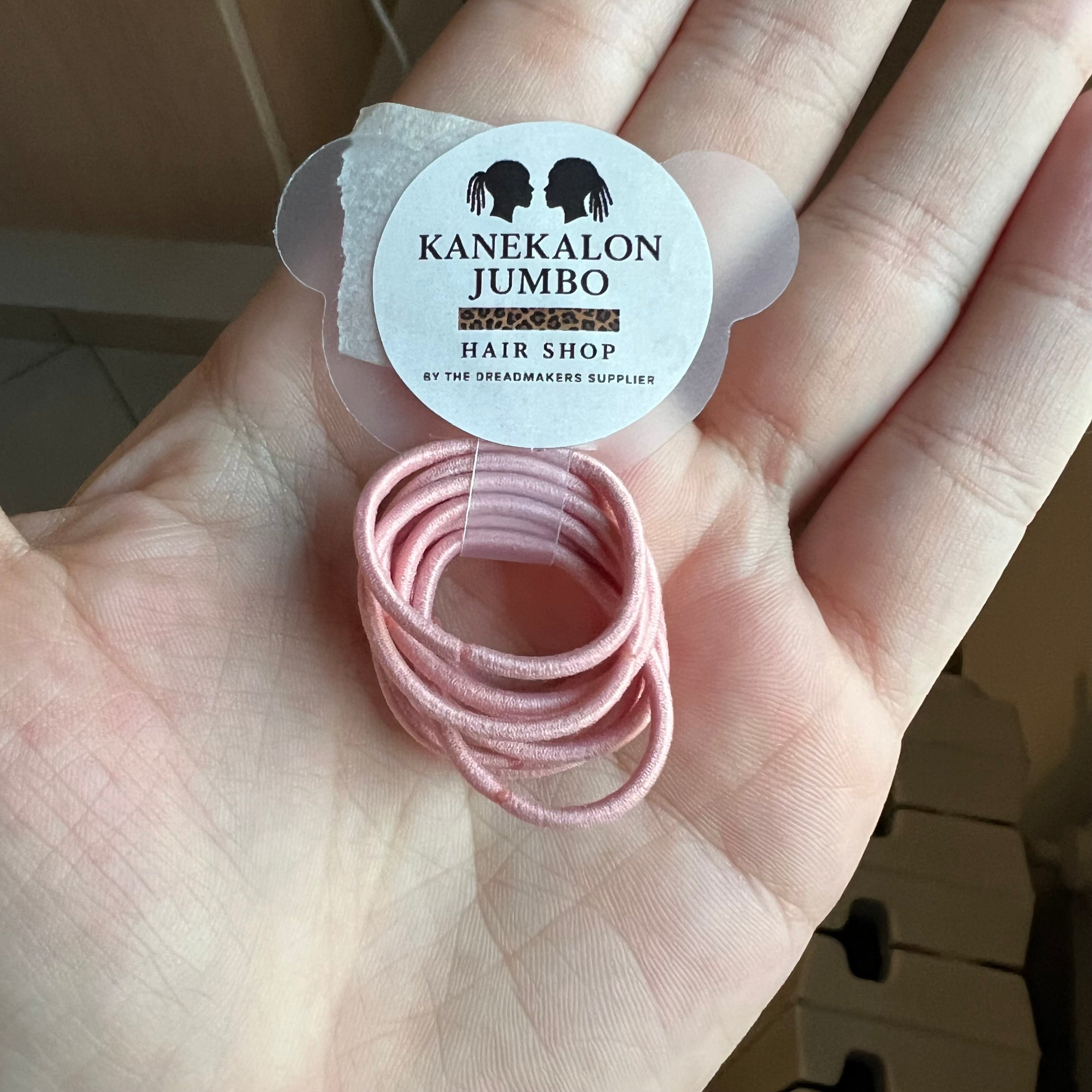 Mini Reusable Elastics for Dreadlocks and Hairstyling – 10 pcs | Ø 2 mm – Professional Use