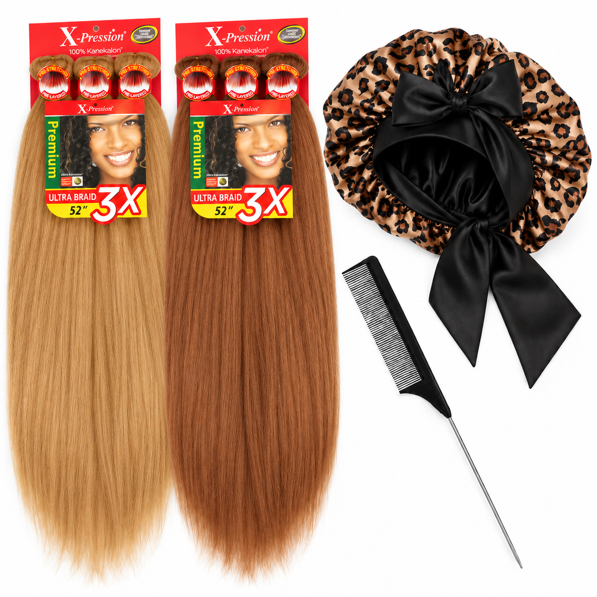 X-Pression Full Head Braiding Kit -Honey Mix