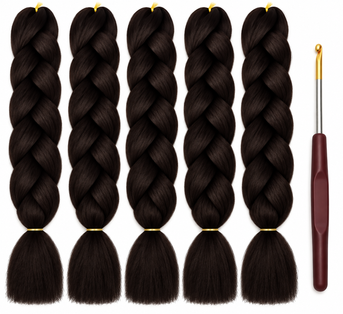 Coarse Hair Kit Testa Completa - Castano Scuro A3