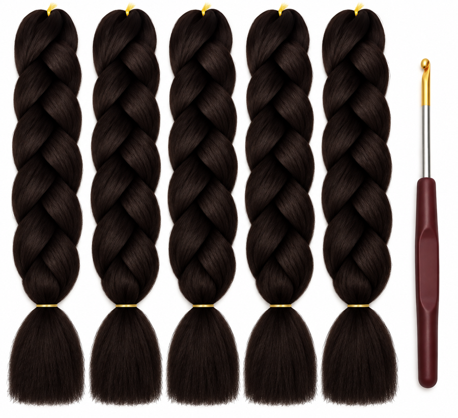 Coarse Hair Kit Testa Completa - Castano Scuro A3