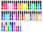 Multicolor Coarse Jumbo Hair | 100 g | 60 cm | Fibra Ad Alta Temperatura