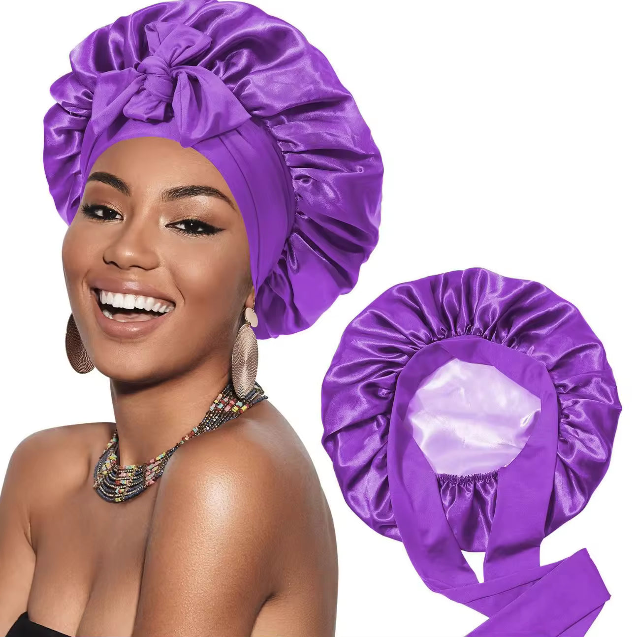 Satin Sleep Bonnet