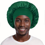 Bonnet unisex in satin con fascia elasticizzata