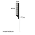 ✂️ Metal Tail Comb