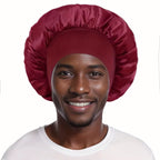 Bonnet unisex in satin con fascia elasticizzata