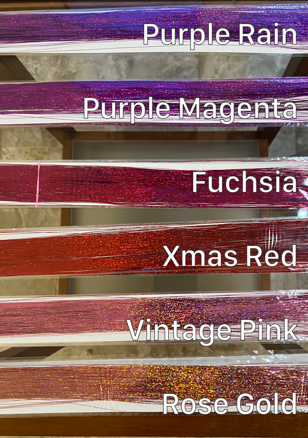 Tinsel per Capelli 120 cm – Ciocche Glitter per Braids, Boho Styles e Dreadlocks