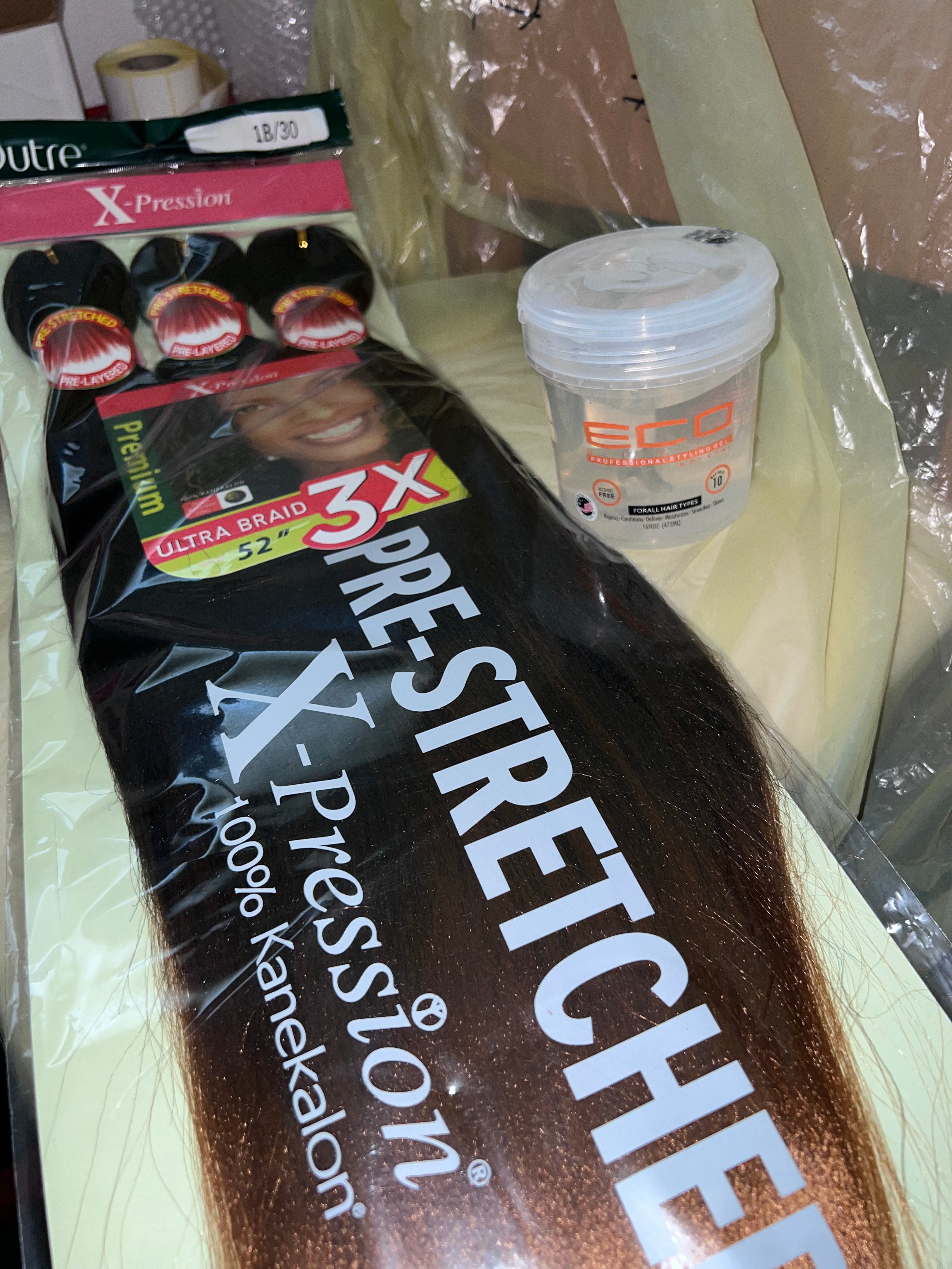 EZ Braid Confezione Risparmio Pre Stretched Kanekalon Hair 52” 270 g