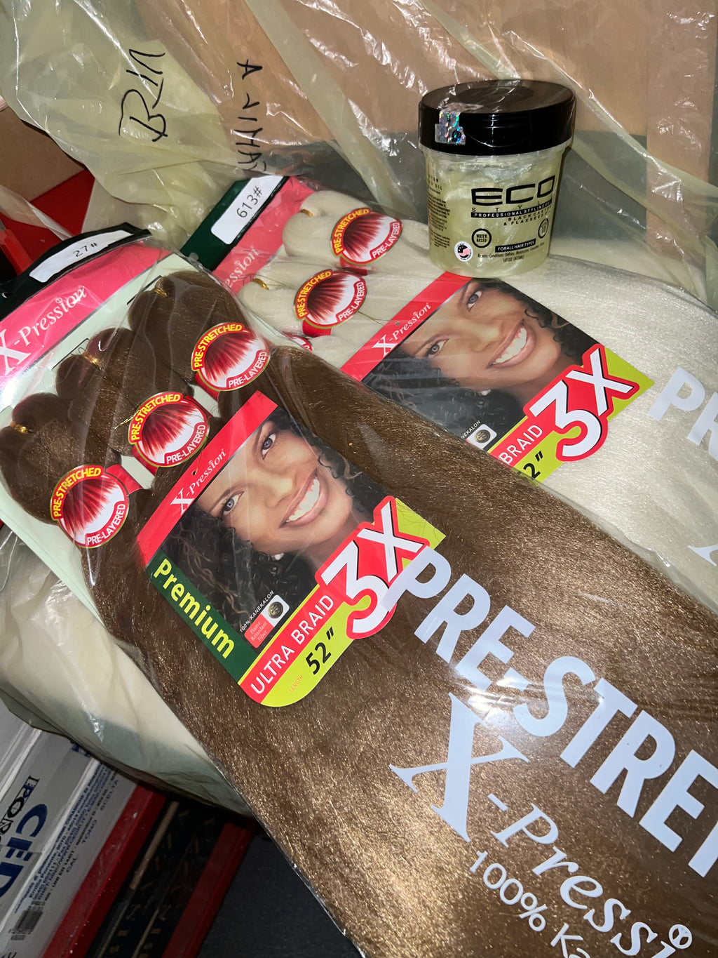 EZ Braid Confezione Risparmio Pre Stretched Kanekalon Hair 52” 270 g