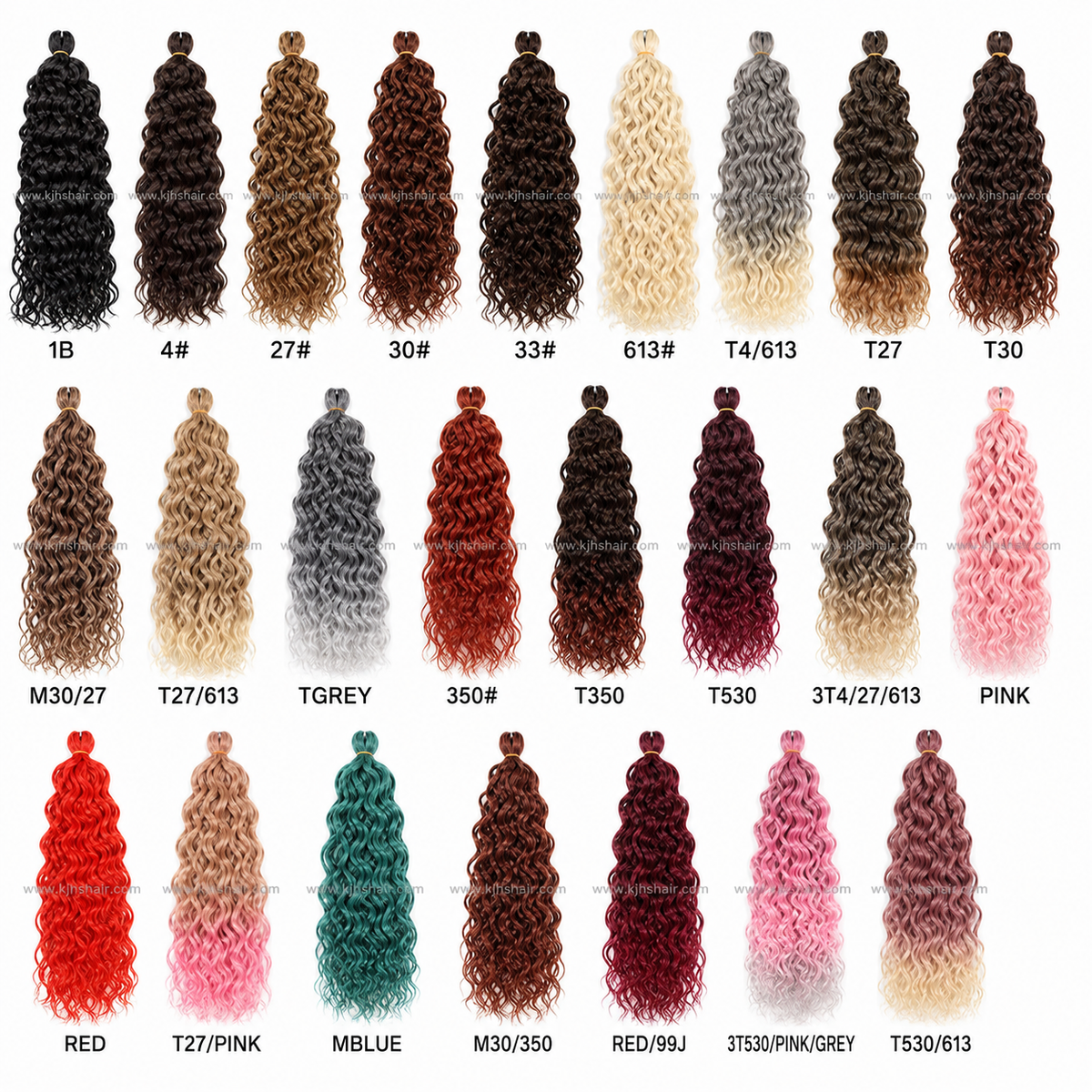 Hawaii Curl - 90 g, 46 cm, fibra LT per crochet hair