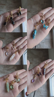 3er Set Charms aus Naturstein