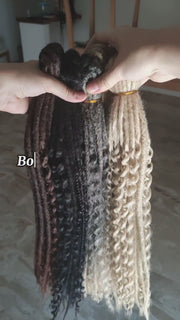 Set 15 Boho Dreadlocks Double Ended - 60 cm