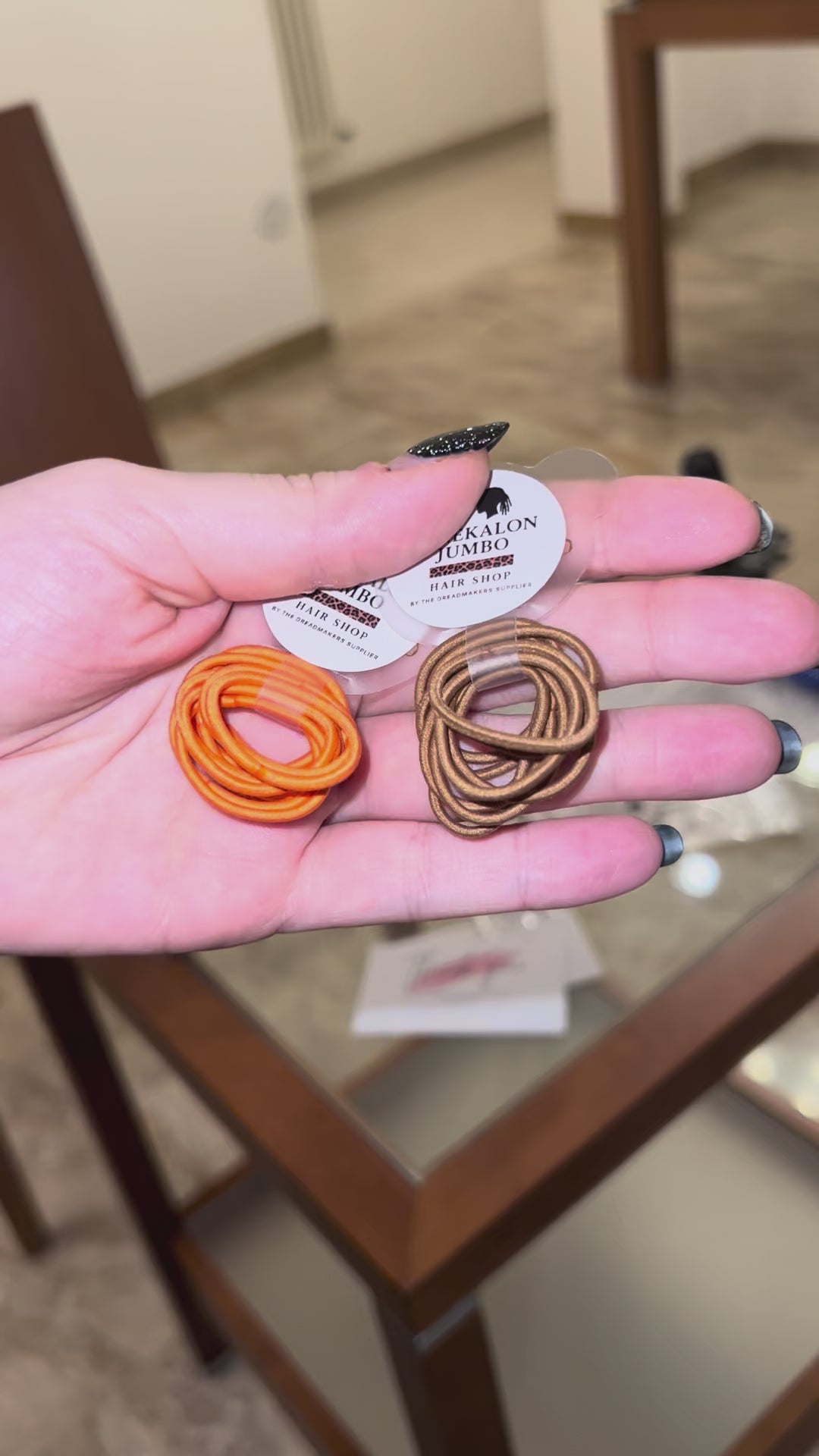 Mini Reusable Elastics for Dreadlocks and Hairstyling – 10 pcs | Ø 2 mm – Professional Use